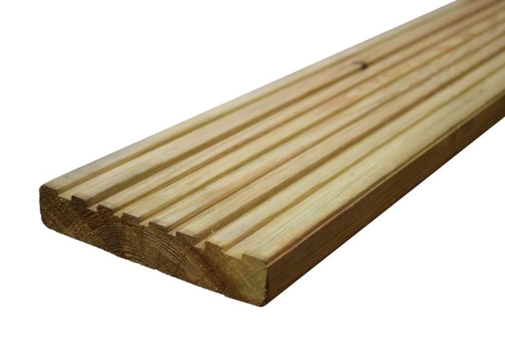 Image of Softwood Treated Decking Ex 32 x 150mm 