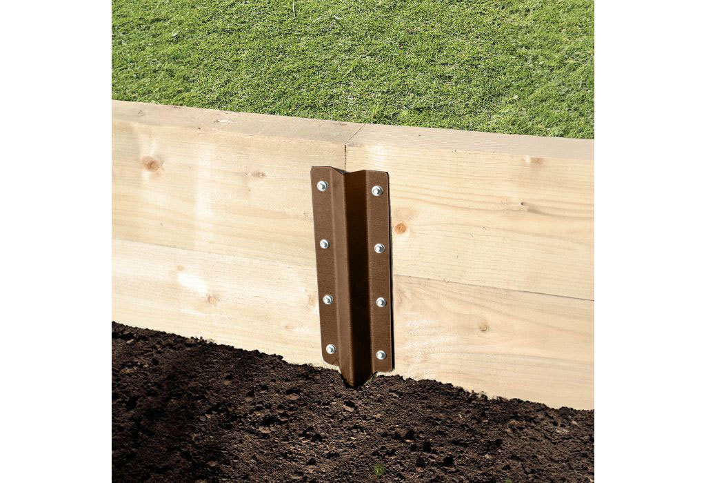 Image of SleeperSecure Double Sleeper Straight Support Spike Brown